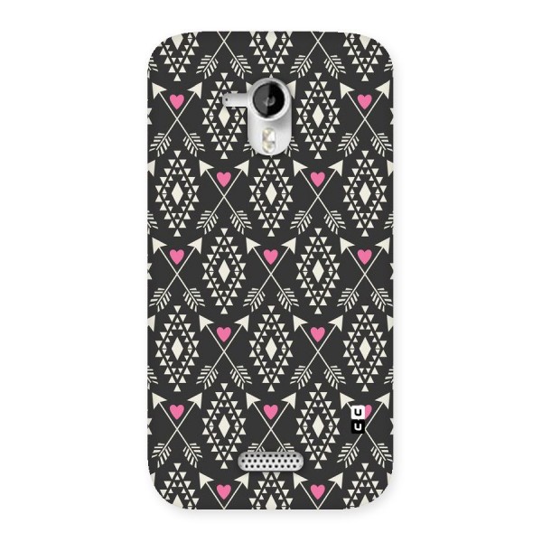Hit Arrow Love Back Case for Micromax Canvas HD A116