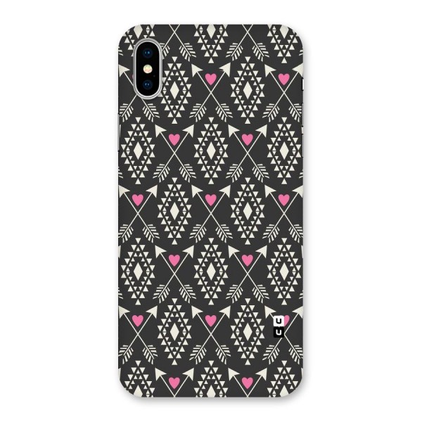 Hit Arrow Love Back Case for iPhone X