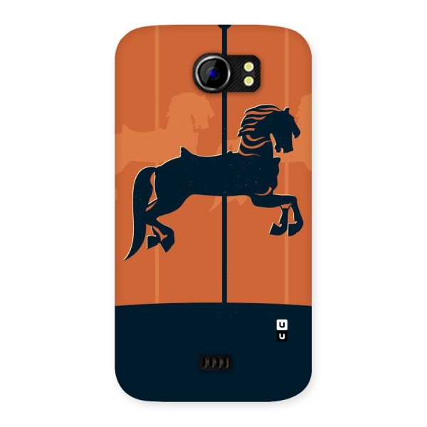 Horse Back Case for Micromax Canvas 2 A110