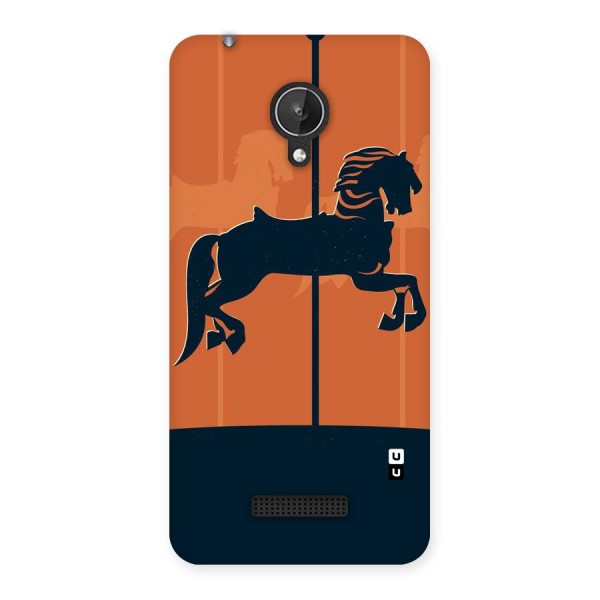 Horse Back Case for Micromax Canvas Spark Q380