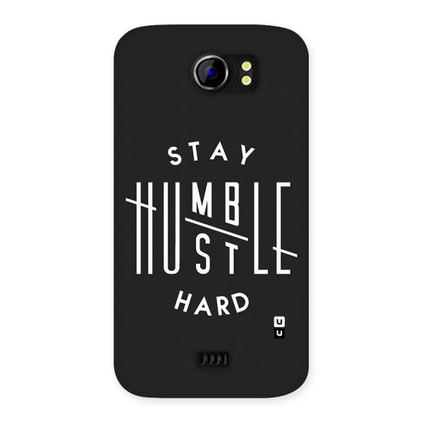 Hustle Hard Back Case for Micromax Canvas 2 A110