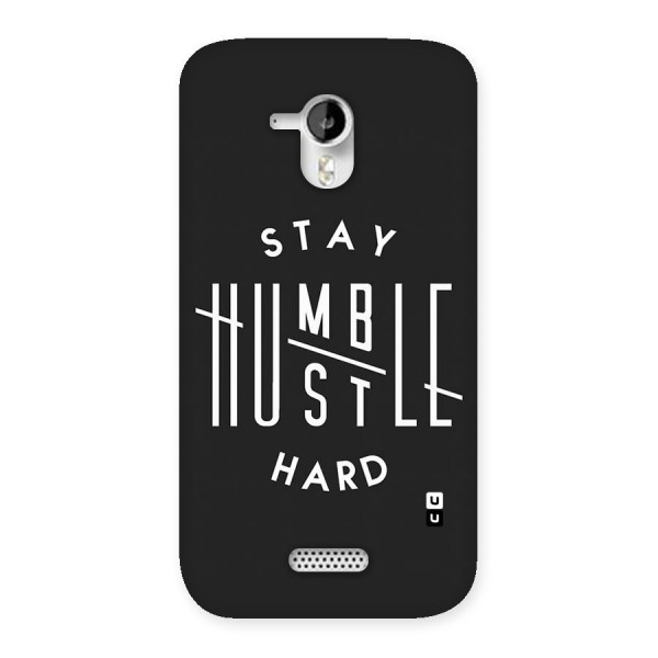 Hustle Hard Back Case for Micromax Canvas HD A116