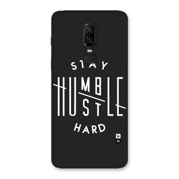 Hustle Hard Back Case for OnePlus 6
