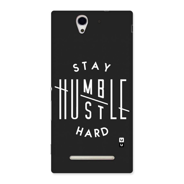 Hustle Hard Back Case for Sony Xperia C3