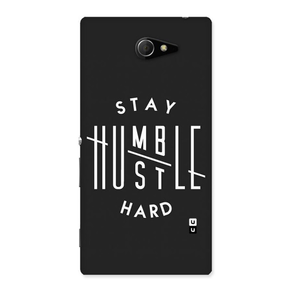 Hustle Hard Back Case for Sony Xperia M2