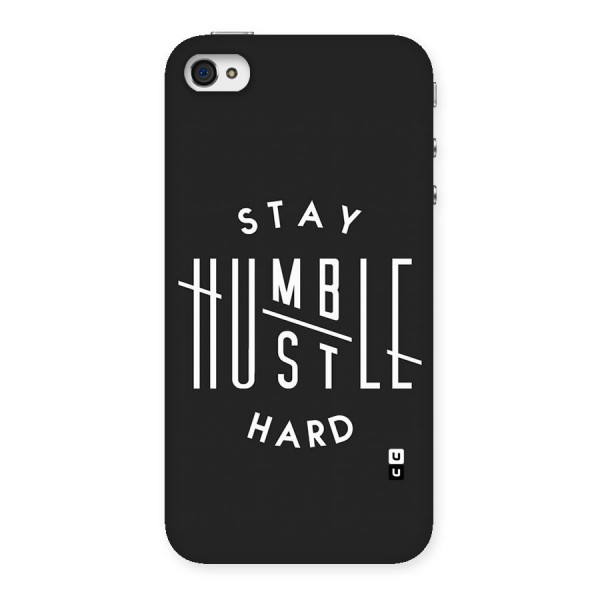 Hustle Hard Back Case for iPhone 4 4s