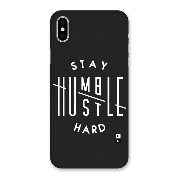 Hustle Hard Back Case for iPhone X