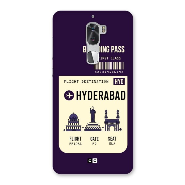 Hyderabad Boarding Pass Back Case for Coolpad Cool 1