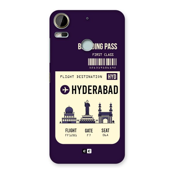 Hyderabad Boarding Pass Back Case for Desire 10 Pro