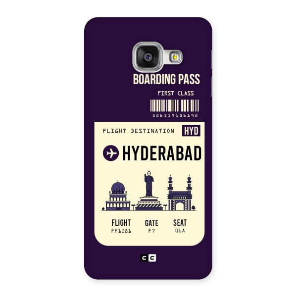 Hyderabad Boarding Pass Back Case for Galaxy A3 2016