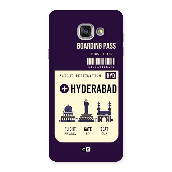 Hyderabad Boarding Pass Back Case for Galaxy A7 2016