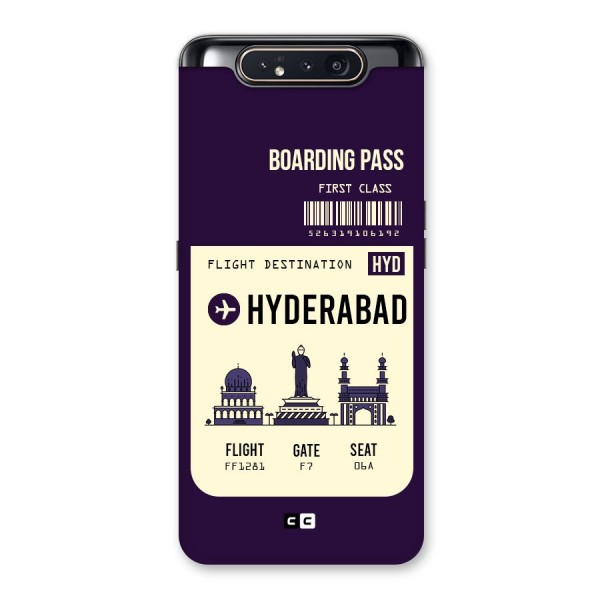 Hyderabad Boarding Pass Back Case for Galaxy A80
