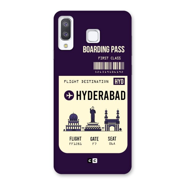 Hyderabad Boarding Pass Back Case for Galaxy A8 Star