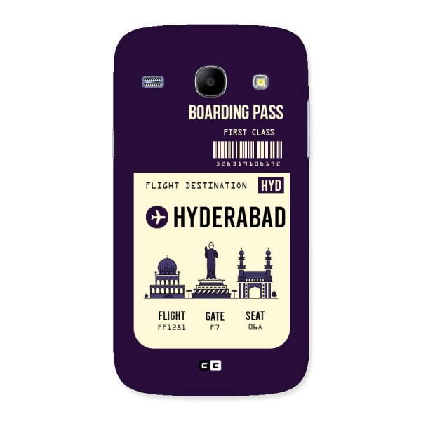 Hyderabad Boarding Pass Back Case for Galaxy Core