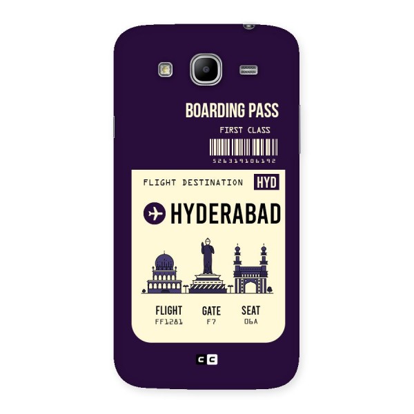 Hyderabad Boarding Pass Back Case for Galaxy Mega 5.8