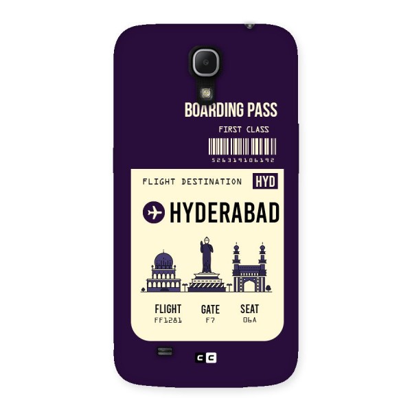 Hyderabad Boarding Pass Back Case for Galaxy Mega 6.3