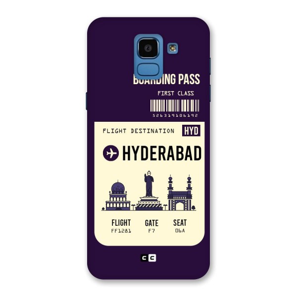 Hyderabad Boarding Pass Back Case for Galaxy On6