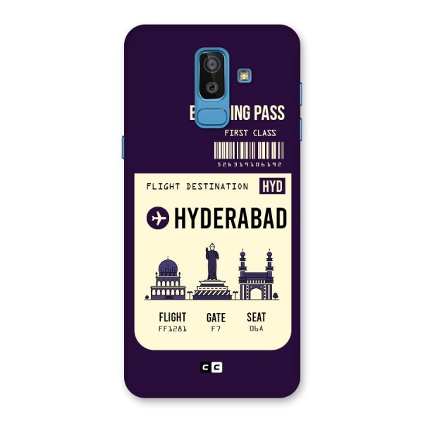 Hyderabad Boarding Pass Back Case for Galaxy On8 (2018)