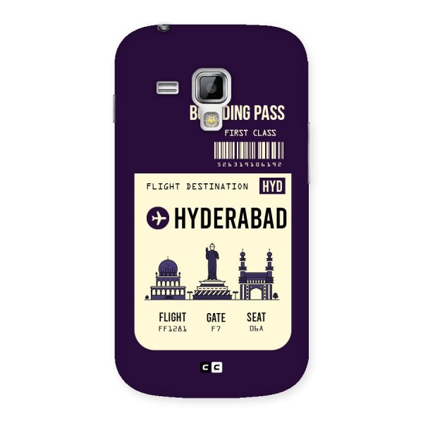 Hyderabad Boarding Pass Back Case for Galaxy S Duos
