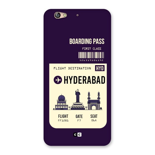 Hyderabad Boarding Pass Back Case for Gionee S6
