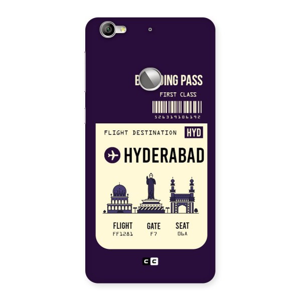 Hyderabad Boarding Pass Back Case for LeTV Le 1s