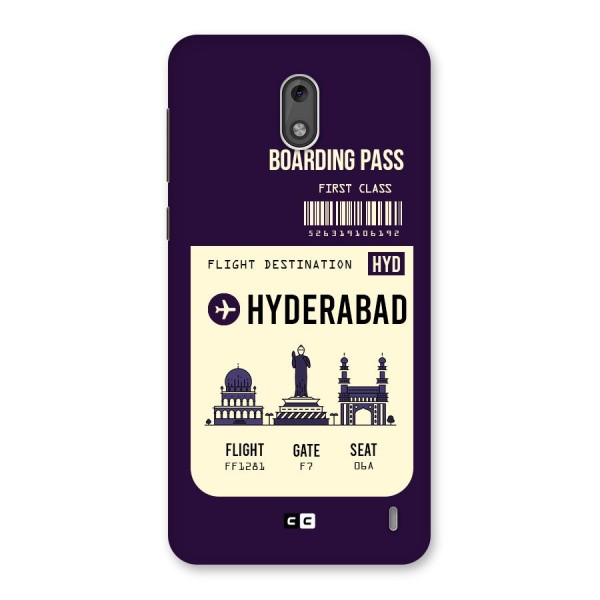Hyderabad Boarding Pass Back Case for Nokia 2