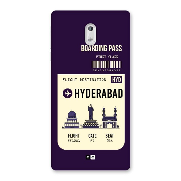 Hyderabad Boarding Pass Back Case for Nokia 3