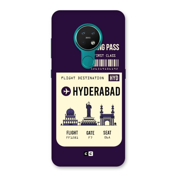Hyderabad Boarding Pass Back Case for Nokia 7.2