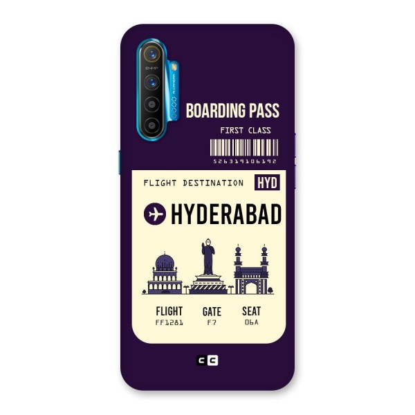 Hyderabad Boarding Pass Back Case for Realme XT
