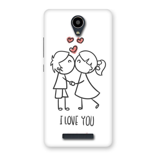 I Love You Back Case for Redmi Note 2