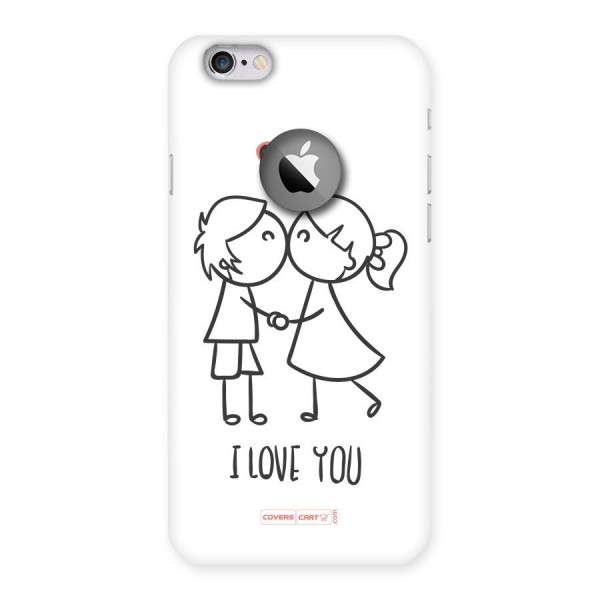 I Love You Back Case for iPhone 6 Logo Cut