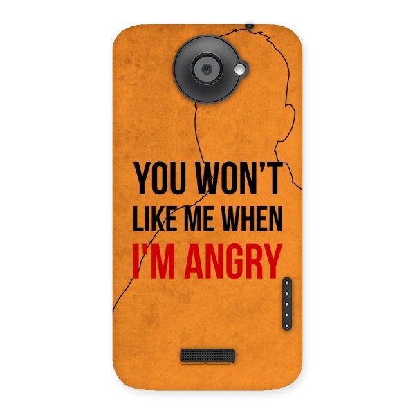 I m Angry Back Case for HTC One X