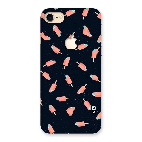 Icy Pattern Back Case for iPhone 7 Apple Cut
