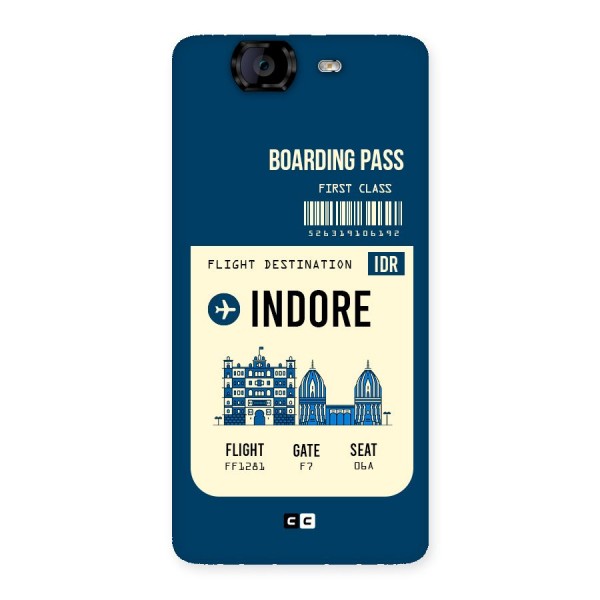 Indore Boarding Pass Back Case for Canvas Knight A350