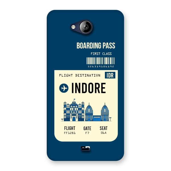 Indore Boarding Pass Back Case for Canvas Play Q355