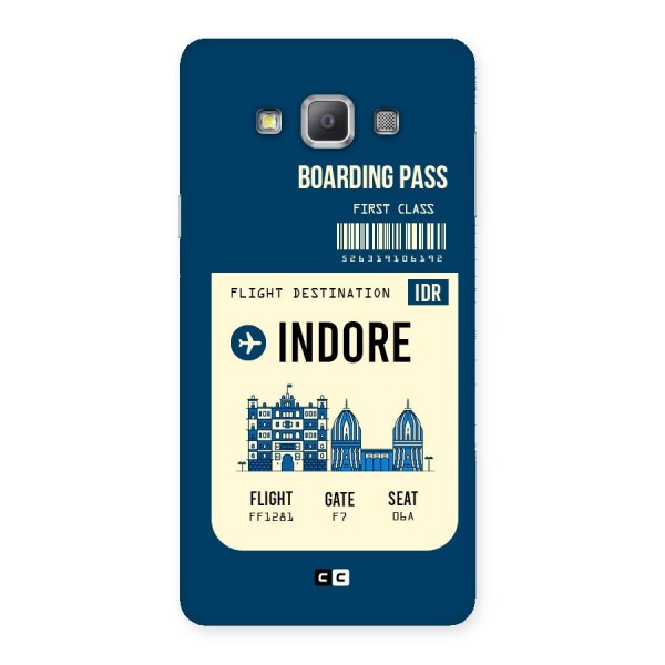 Indore Boarding Pass Back Case for Galaxy A7