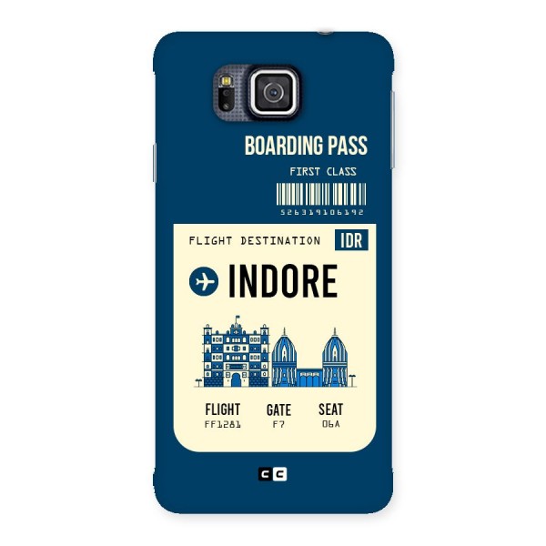 Indore Boarding Pass Back Case for Galaxy Alpha