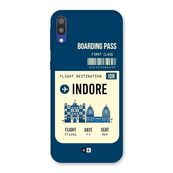 Indore Boarding Pass Back Case for Galaxy M10