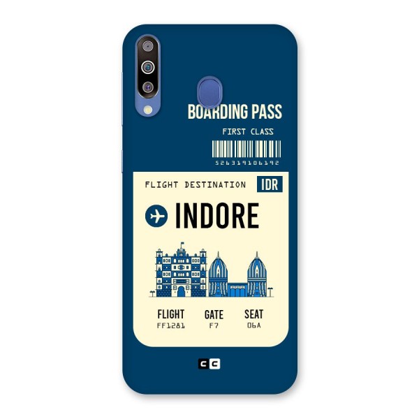 Indore Boarding Pass Back Case for Galaxy M30