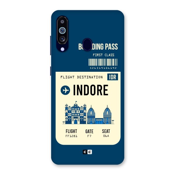 Indore Boarding Pass Back Case for Galaxy M40