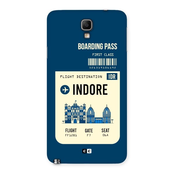 Indore Boarding Pass Back Case for Galaxy Note 3 Neo