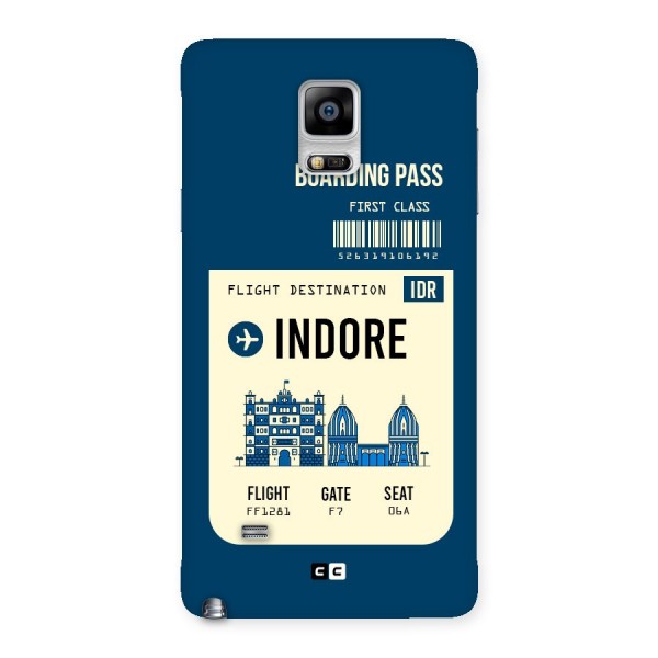 Indore Boarding Pass Back Case for Galaxy Note 4