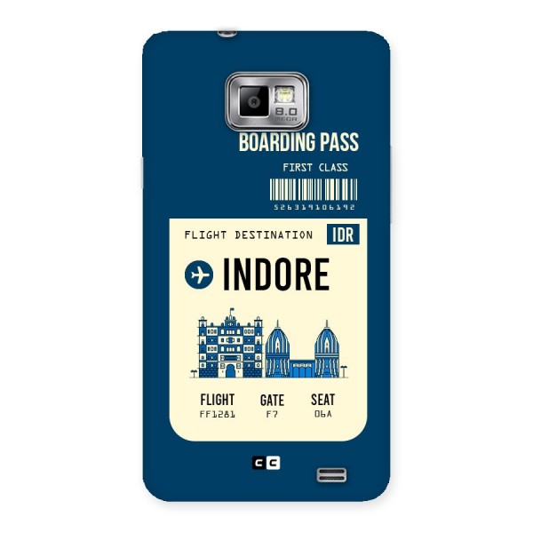 Indore Boarding Pass Back Case for Galaxy S2