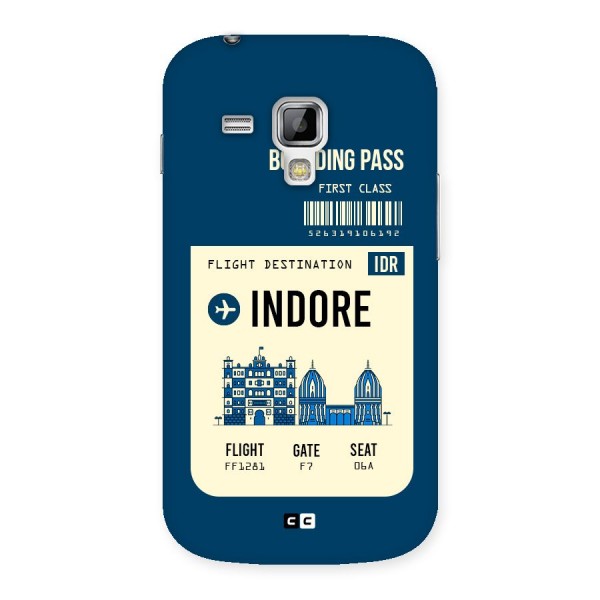 Indore Boarding Pass Back Case for Galaxy S Duos