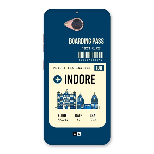 Indore Boarding Pass Back Case for Gionee S6 Pro