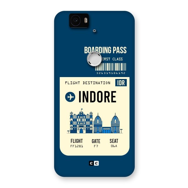 Indore Boarding Pass Back Case for Google Nexus-6P