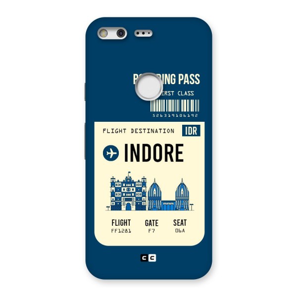 Indore Boarding Pass Back Case for Google Pixel