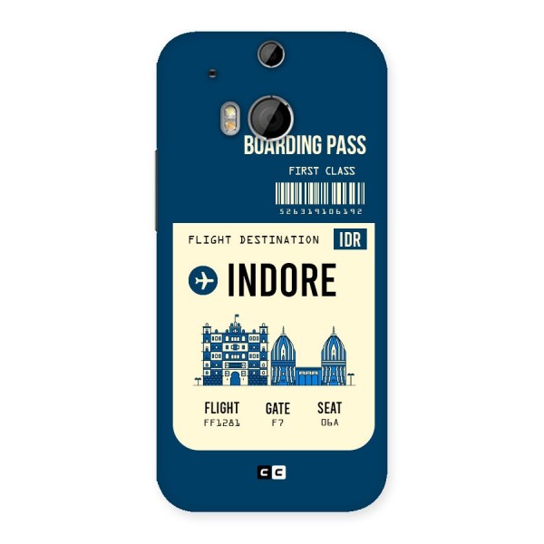 Indore Boarding Pass Back Case for HTC One M8