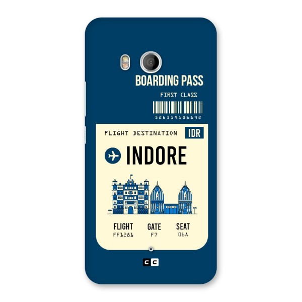 Indore Boarding Pass Back Case for HTC U11