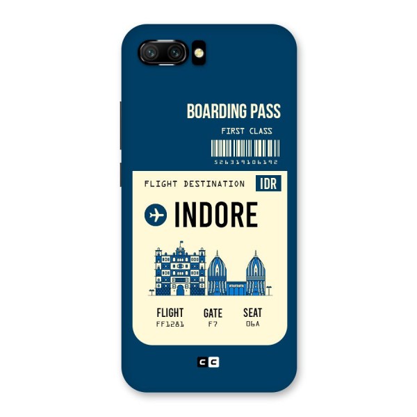 Indore Boarding Pass Back Case for Honor 10